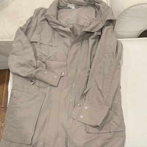 Elie Tahari Beige Utility Jacket for Women